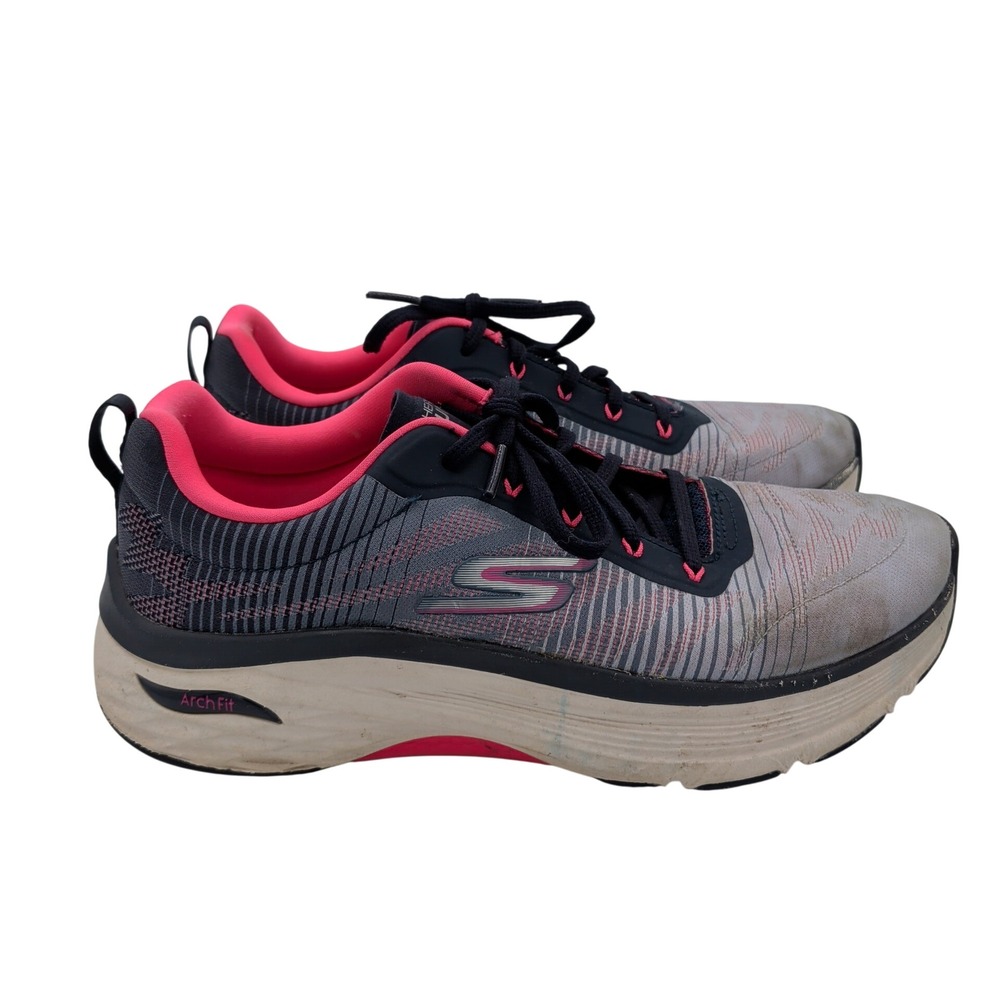 Skechers GOrun‎ Arch Fit Women 9.5 Navy Pink Running Shoes 128312 NVPK